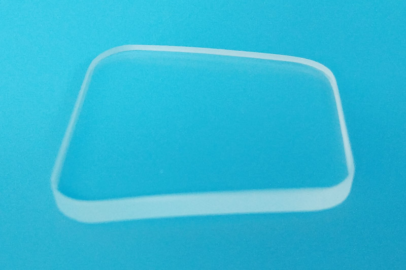 Curved lid high temperature glass